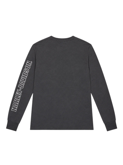 Harley Davidson Grey Logo Long Sleeve