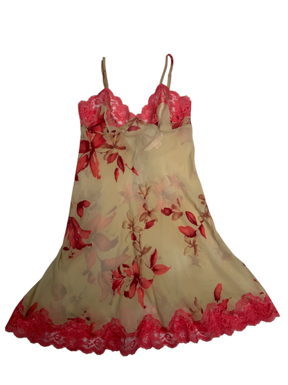 Victorias Secret Floral Print Slip Dress