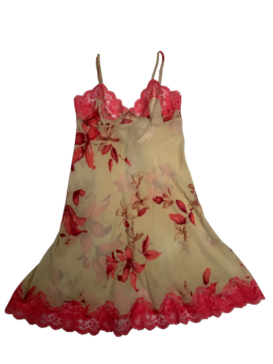 Victorias Secret Floral Print Slip Dress