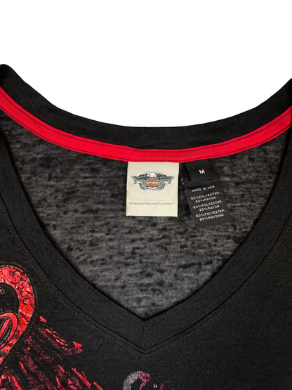 Harley Davidson Heart Wings Graphic Tee