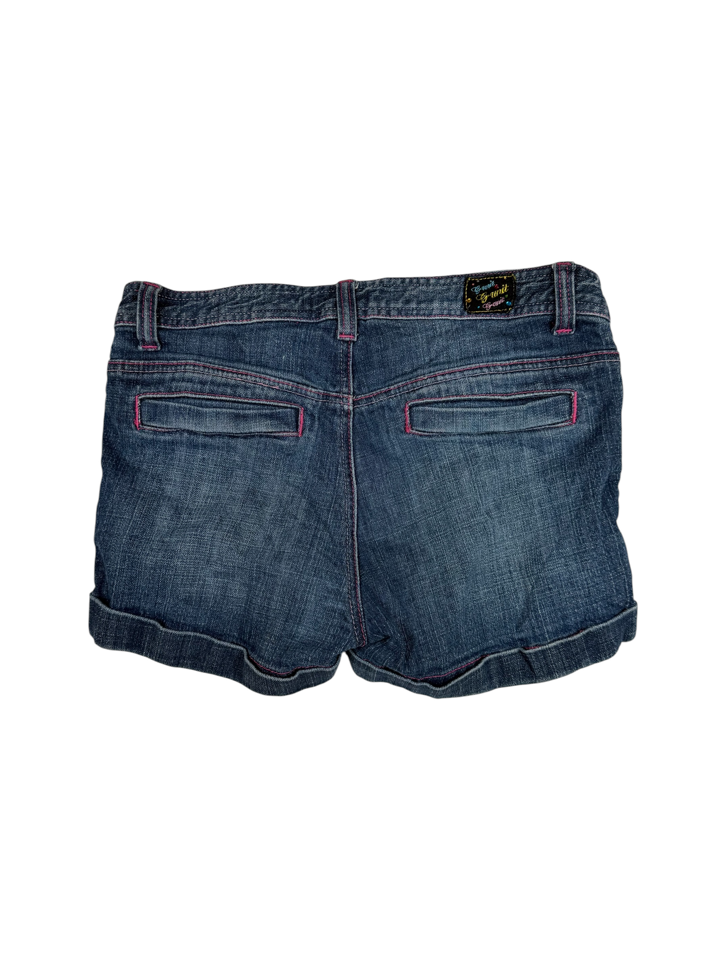 G-Unit Pink Stitching Denim Shorts