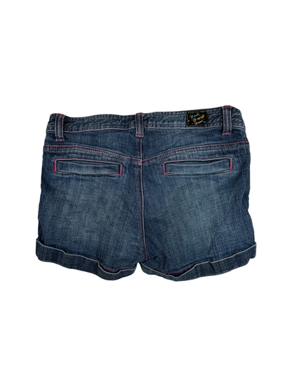 G-Unit Pink Stitching Denim Shorts