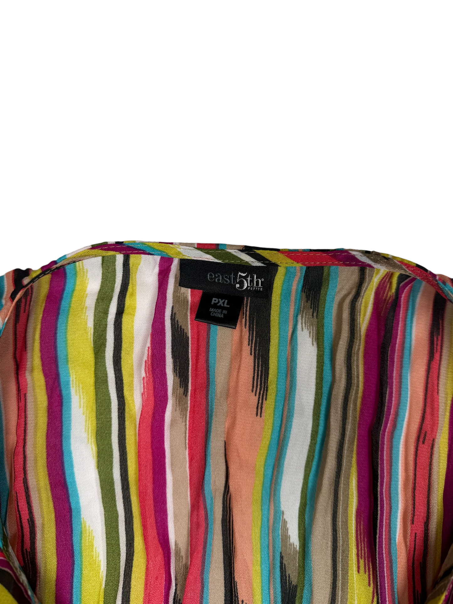East 5th Colorful Stripped Blouse