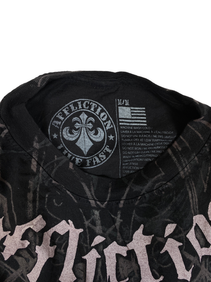 Vintage Affliction Cross Graphic Tee