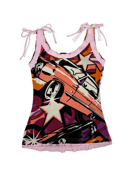 Y2K Retro Graphic Tank Top