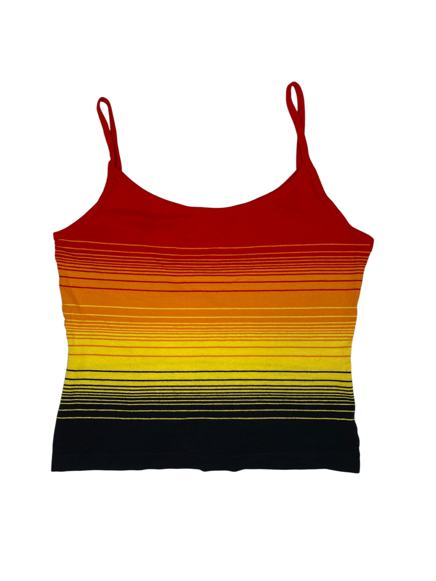Y2K Sunset Striped Tank Top