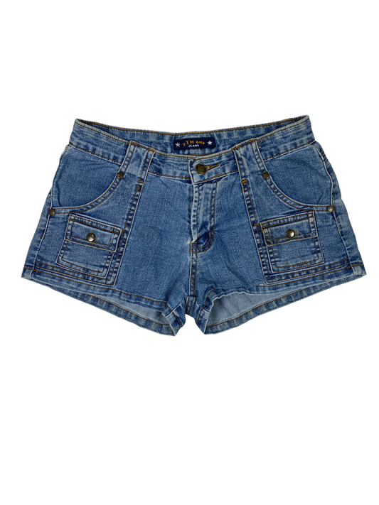 Y2K Cargo Denim Shorts