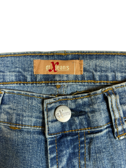 Vintage Embellished Flare Jeans