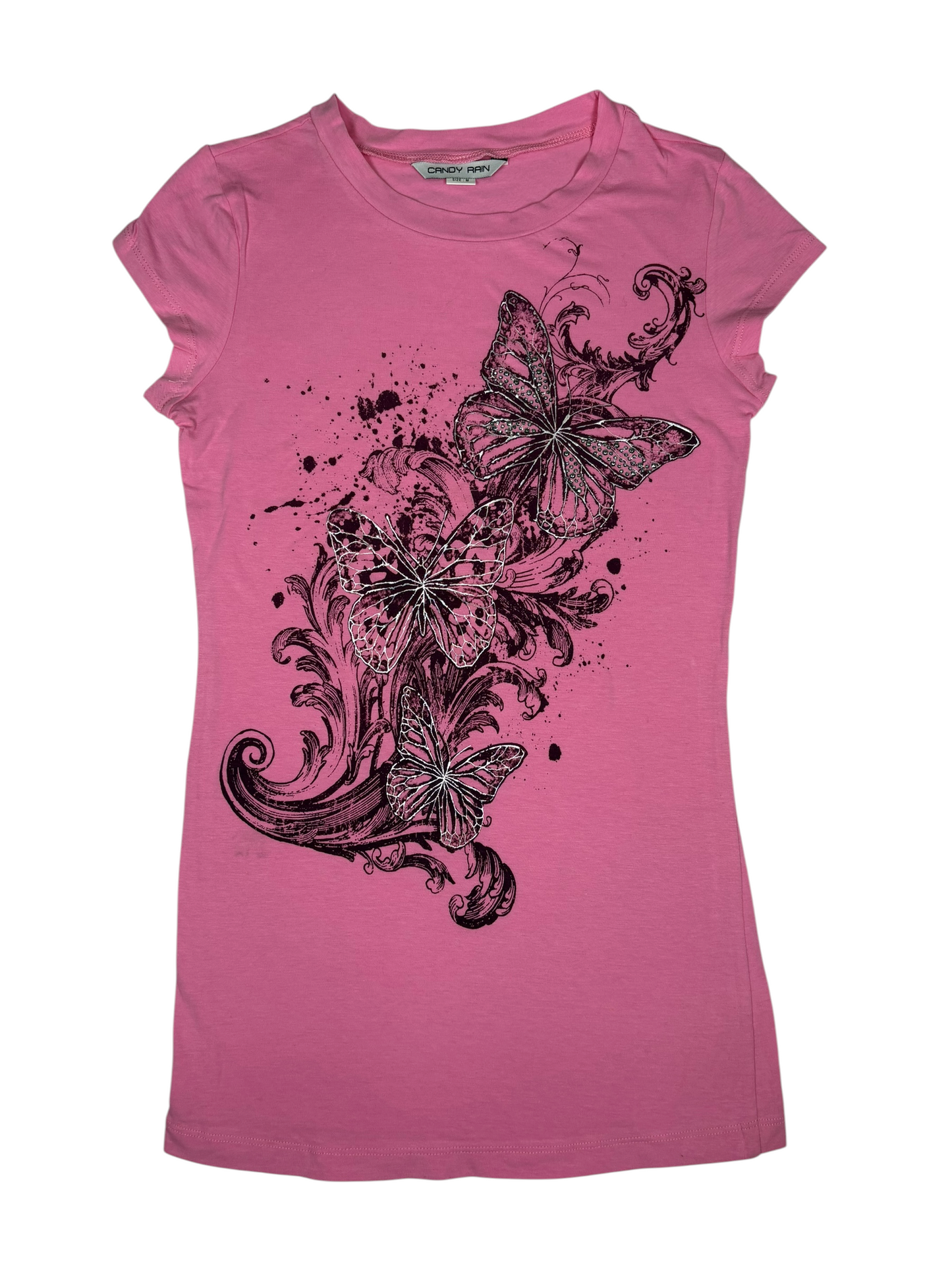 Y2K Butterfly Graphic Tee