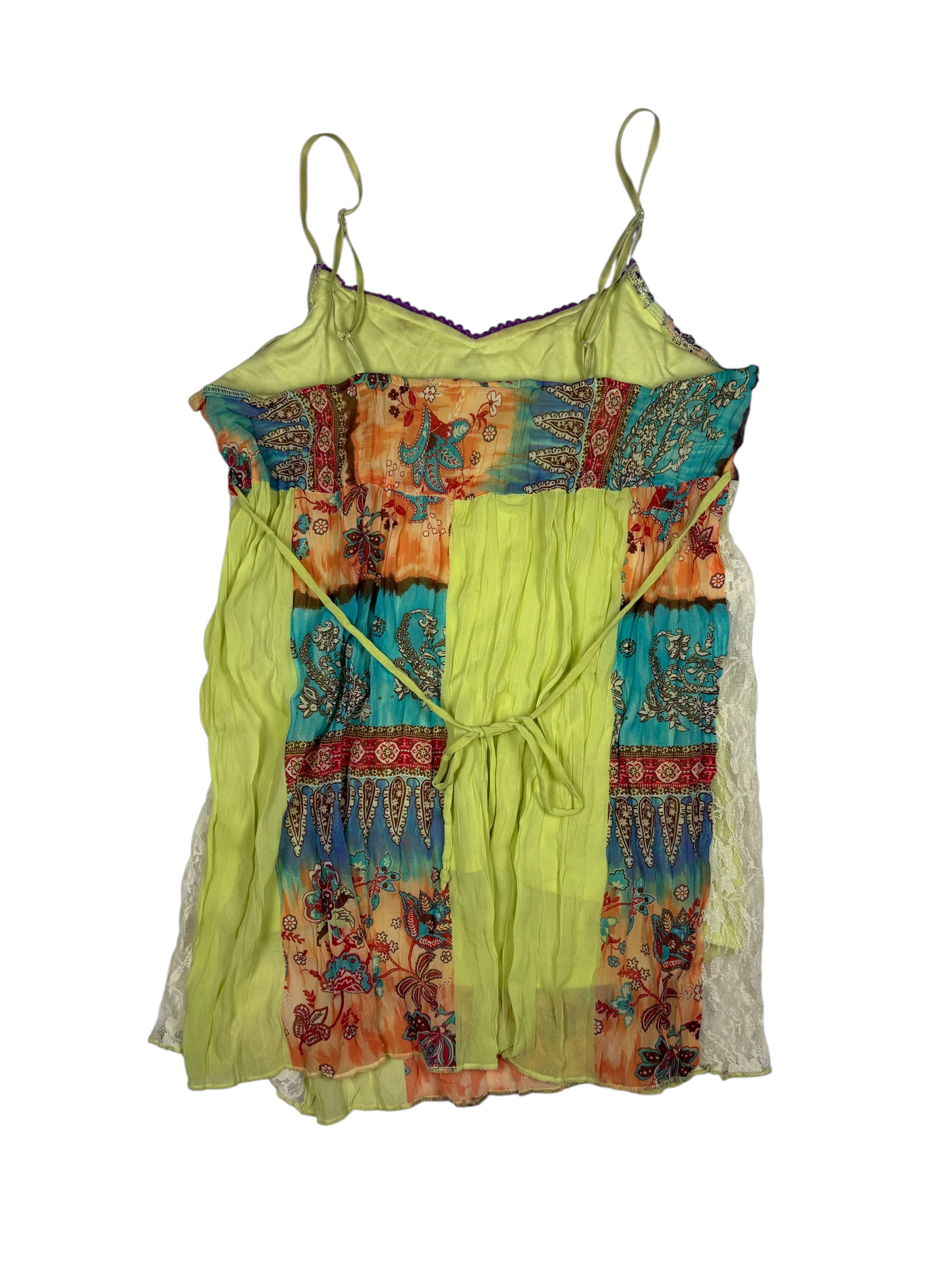Y2K Patchwork Cami Top