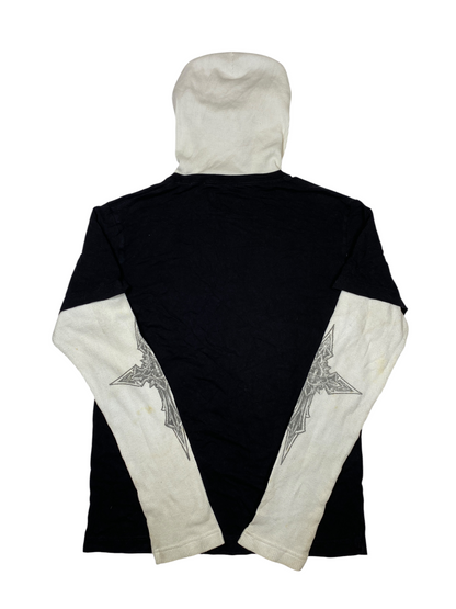 Y2K MMA Waffle Layered Graphic Long-Sleeve