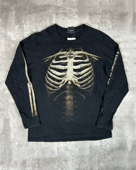 Harley Davidson Skeleton Long Sleeve Tee